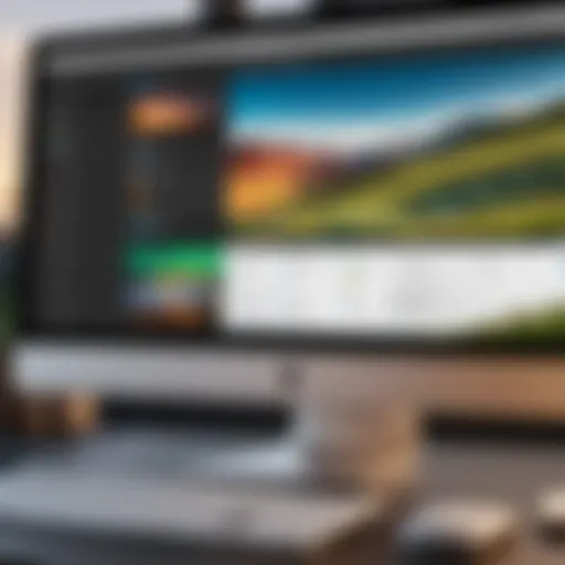 User interface of Adobe Rush Desktop showcasing the timeline and editing tools