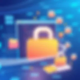 Innovative file-sharing platform interface showcasing user-friendly design