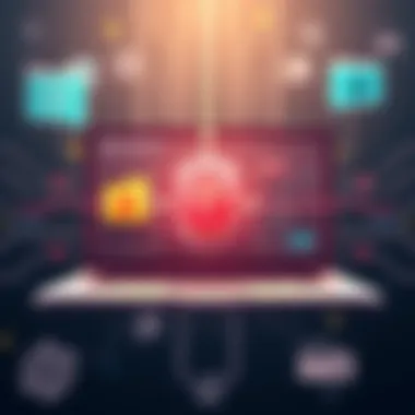 Visual representation of security measures in file transfer applications