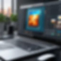 User interface of a popular picture editing software showing various tools