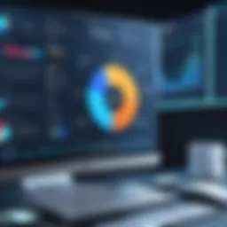Visual representation of analytics software features