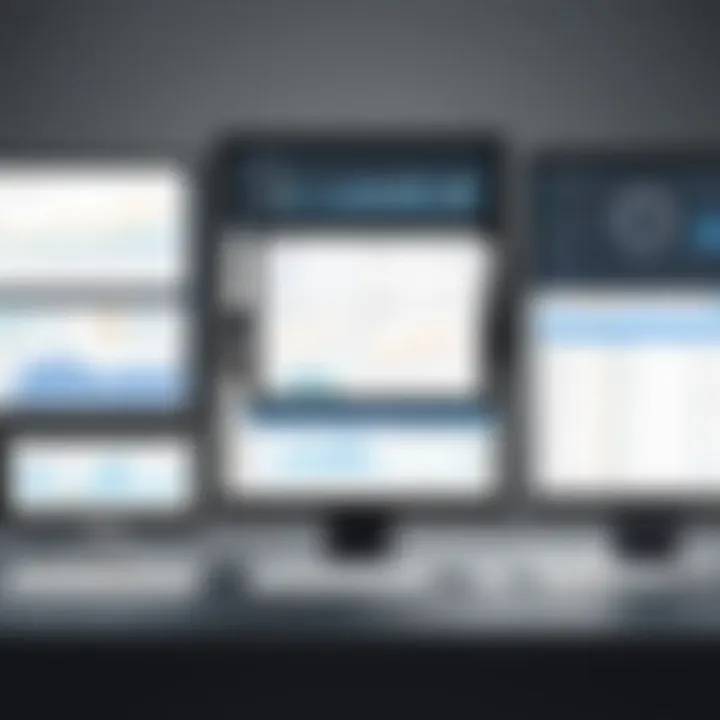 User interface comparison of various analytics tools