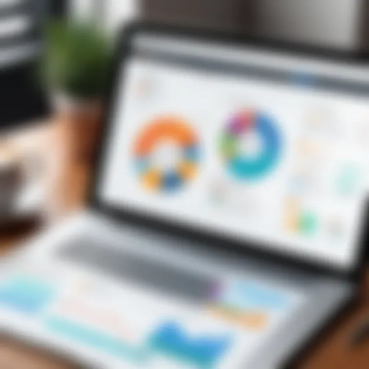 Graphical depiction of user engagement metrics
