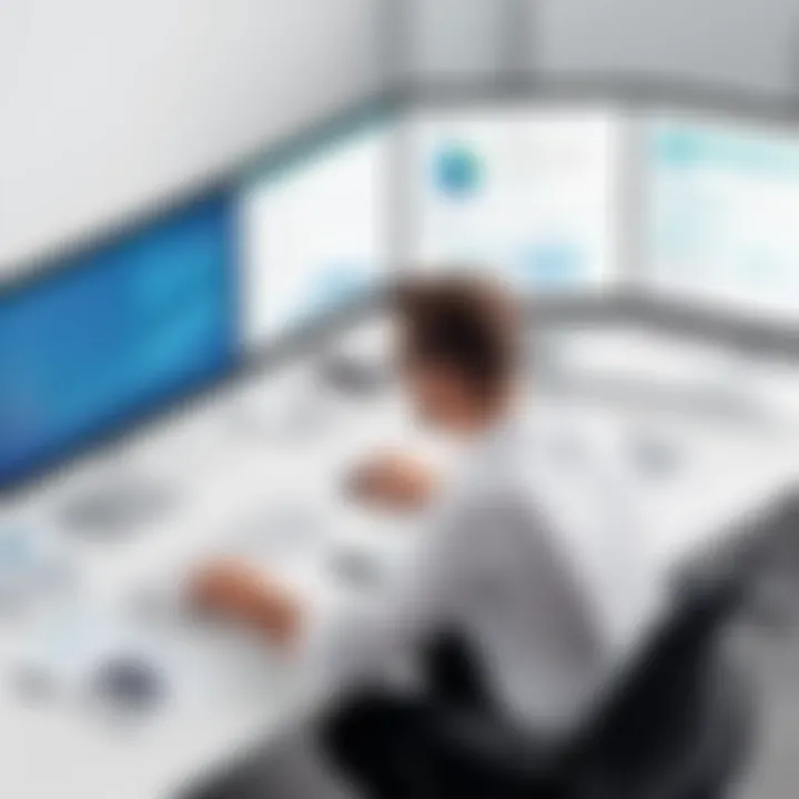 Conceptual image showing streamlined recruitment workflow