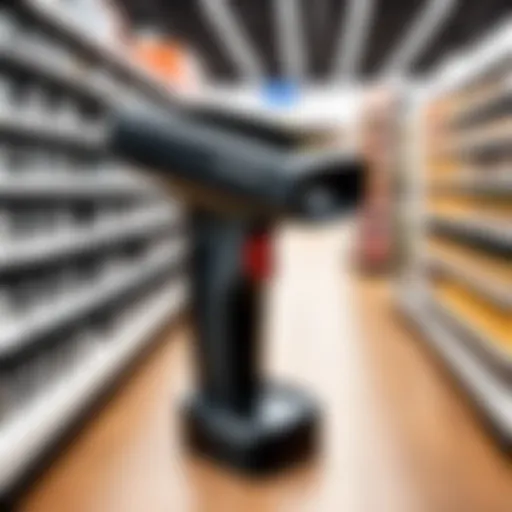 Barcode scanner in retail environment