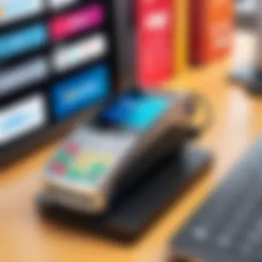 Diverse Payment Solutions in Retail A modern retail environment with multiple payment options.