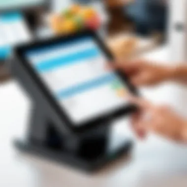 A user-friendly interface showcasing POS software features.