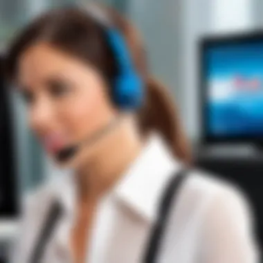 Customer support service interaction for VoIP solutions