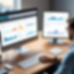 Visual comparison of subscription analytics tools