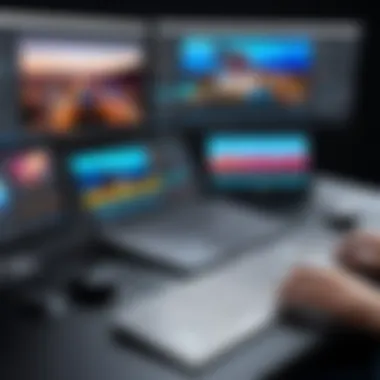 User interface of Vegas Video Editing software showcasing its layout and tools.