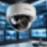 Visual representation of video surveillance technology