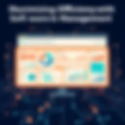 Visual representation of software inventory dashboard