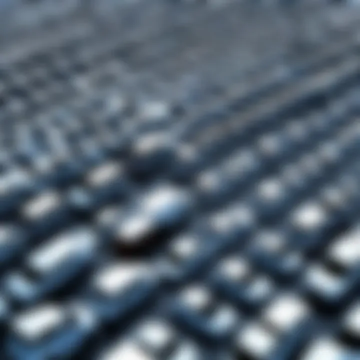 A fleet of vehicles ready for operation.