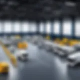 State-of-the-art warehouse for fleet maintenance.