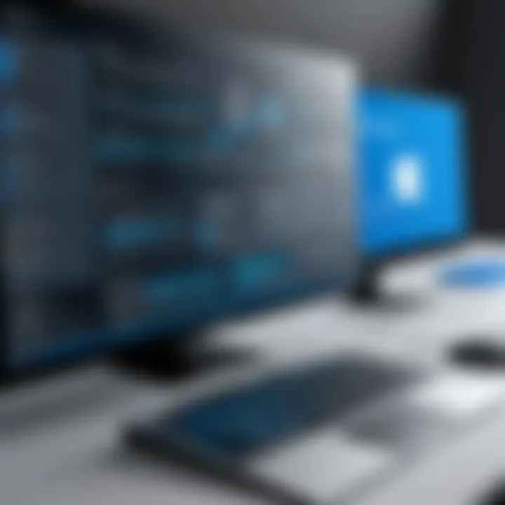 Infographic illustrating integration features of Microsoft software