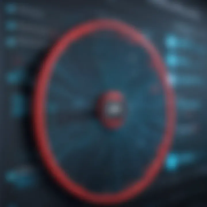 Graph showing network security improvement