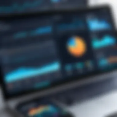 Advertising Performance Analytics Data analytics dashboard showcasing advertising performance