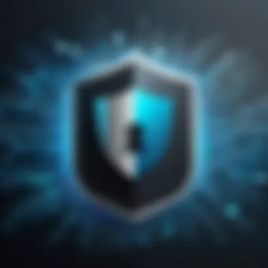 Security shield symbolizing data protection