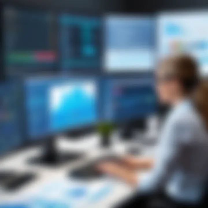 Visual depiction of accounting capabilities within Deltek Vision Vantagepoint.