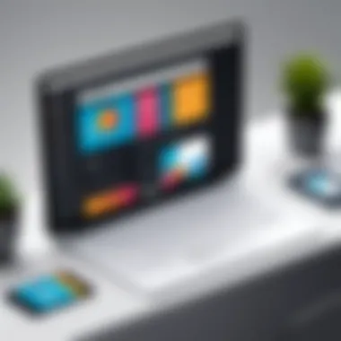 Responsive design features of Duda Page Builder on various devices