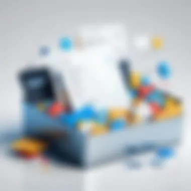 Achieving a Clutter-Free Inbox An abstract visualization of a clutter-free inbox symbolizing effective spam management.