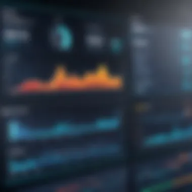 Comprehensive data analysis dashboard displaying various financial metrics