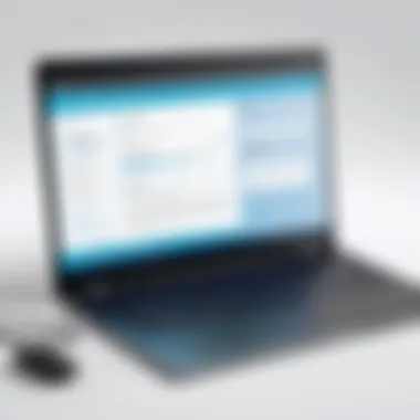 A user navigating a job site on a laptop, illustrating ease of use.