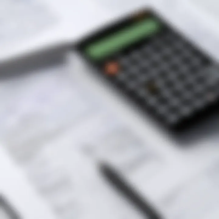 A calculator and notepad representing financial considerations