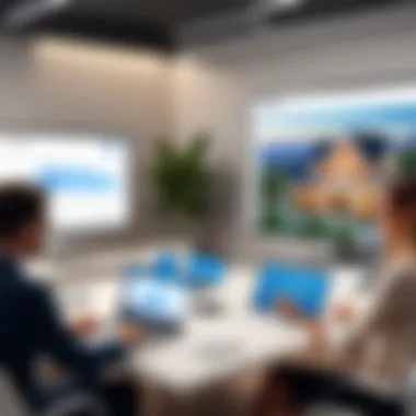 Client Engagement Success A real estate agent successfully engaging with clients through CRM