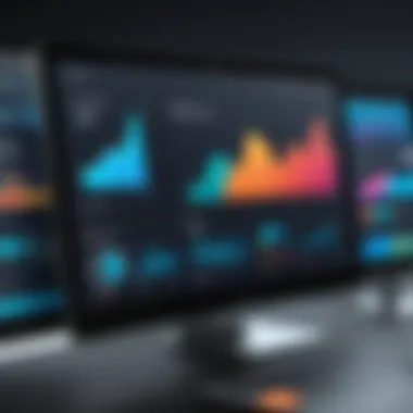 CRM Dashboard Overview A sleek CRM dashboard designed for real estate agents