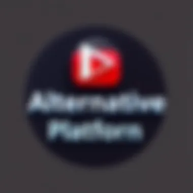 Alternative Video Platform Logo Logo of an alternative video streaming platform
