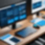 Overview of Azure Boards interface showcasing key features