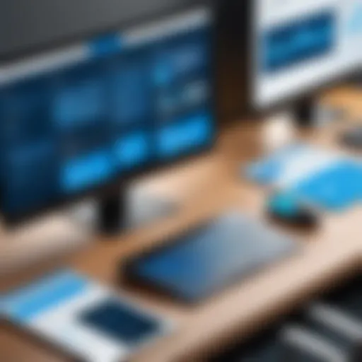 Overview of Azure Boards interface showcasing key features
