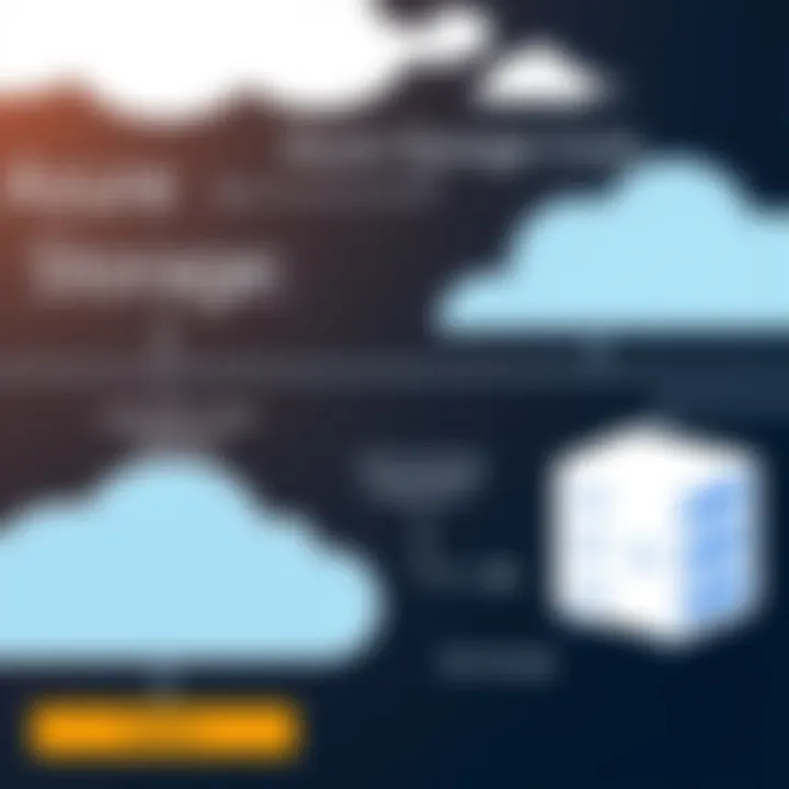 Factors Influencing Azure Storage Costs Diagram showing factors that influence Azure storage costs