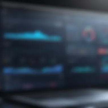 Visual representation of an order tracking dashboard with interactive features