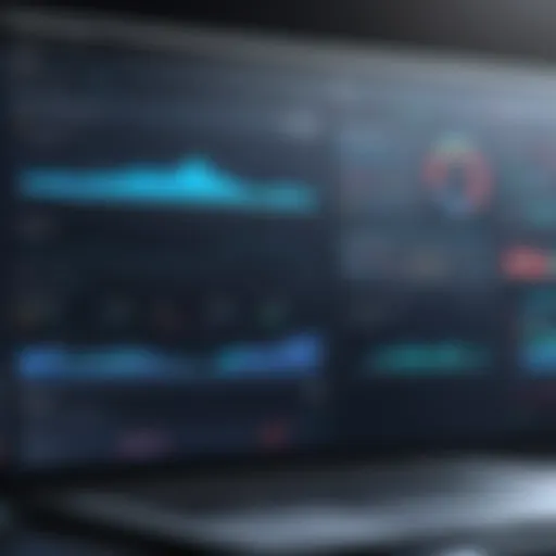 Visual representation of an order tracking dashboard with interactive features