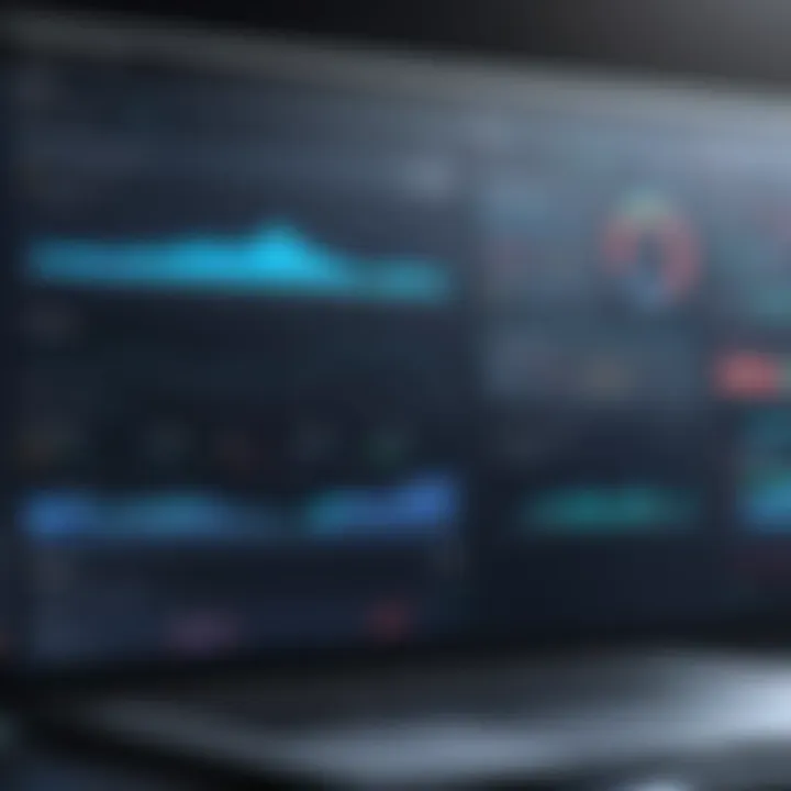 Visual representation of an order tracking dashboard with interactive features
