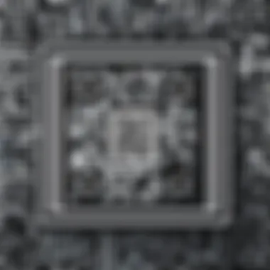 Visual representation of QR code functionality