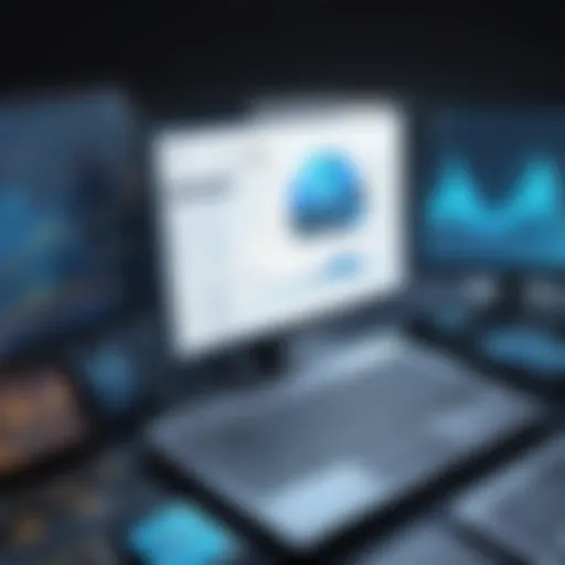 A modern interface of a popular free mining application showcasing various functionalities.
