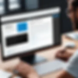 User reviewing plagiarism detection tool results