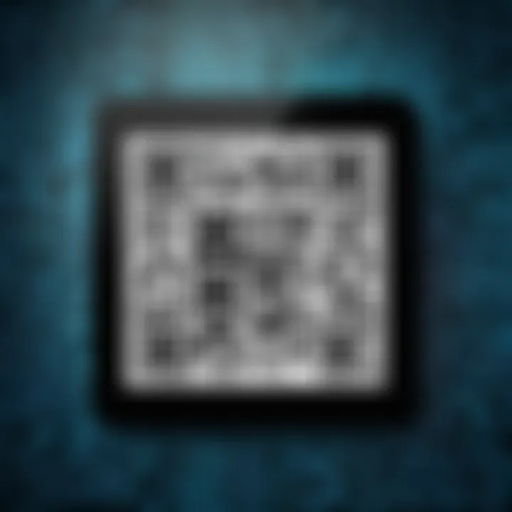 Visual representation of QR code usage in marketing