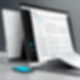 A modern PDF editor interface showcasing multiple features