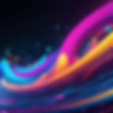 A creative motion graphics project showcasing vibrant animations