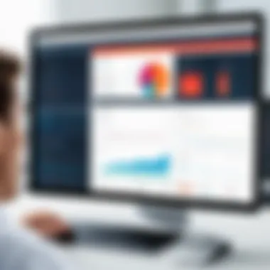 Overview of patient medical record software interface