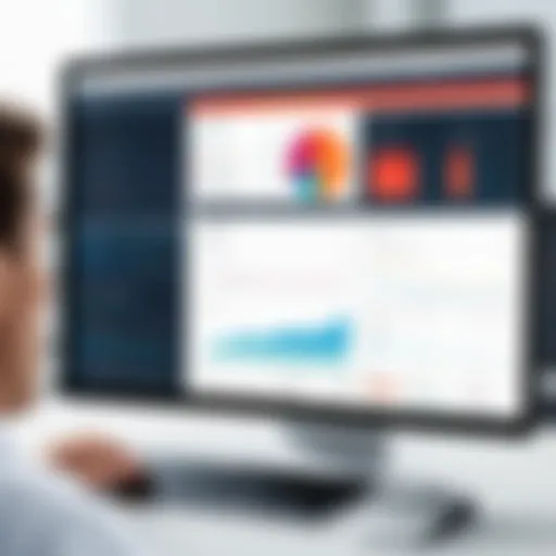 Overview of patient medical record software interface