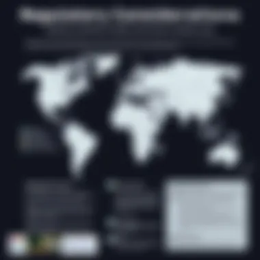 Map highlighting regulatory considerations for money transfers