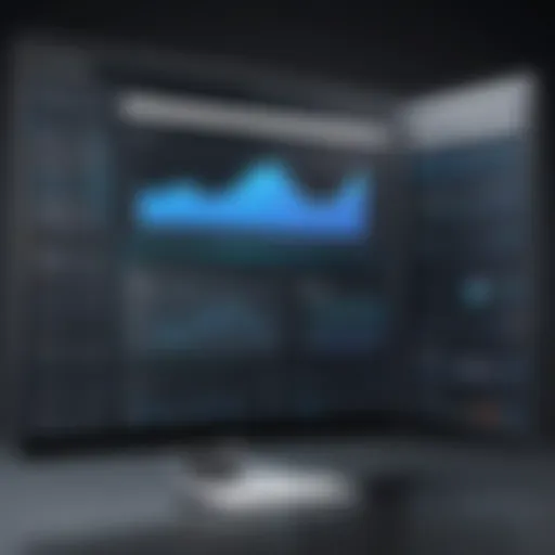 Visual representation of Score Mentor's user interface showcasing features