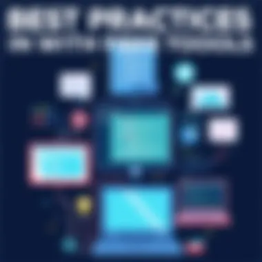 Best Practices in App Development with Free Tools Visual representation of best practices in app development using free tools