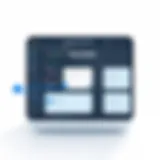 User interface of a modern app builder showcasing drag and drop features