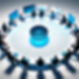 Dynamic team collaboration through software